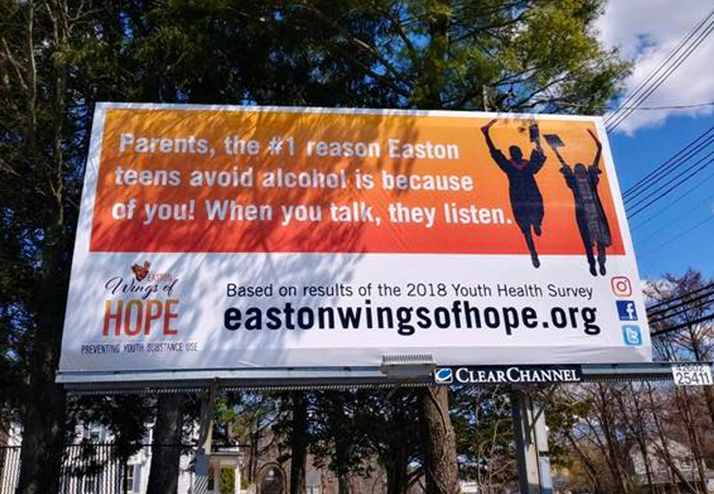 Parents, the #1 reason Easton teens avoid alcohol is because of you!